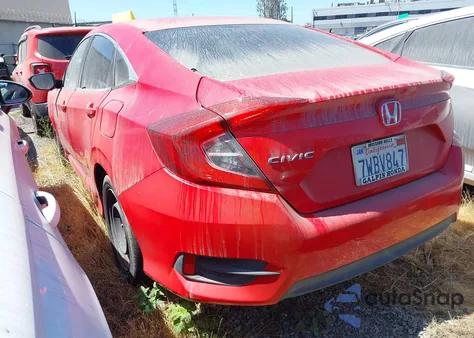 2016 Honda Civic Lx из США, поврежденный, VIN 2HGFC2F67GH562140